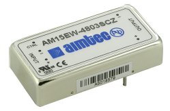 AM15EW-4805DCZ, DC/DC преобразователь мощностью 15 Вт, корпус: PCB 2x1 inch